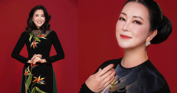 Cuộc sống viên mãn của 2 thành viên nhóm Phù Sa, tự tin khoe sắc U55 trong tà áo dài