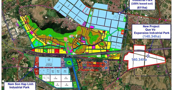 Kinh Bắc (KBC) của ông Đặng Thành Tâm báo tin vui: KCN 140ha tại Bắc Ninh được chấp thuận đầu tư