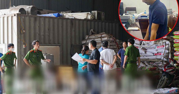 Khởi tố giám đốc Trần Văn Huân, khám xét xưởng sản xuất hàng giả