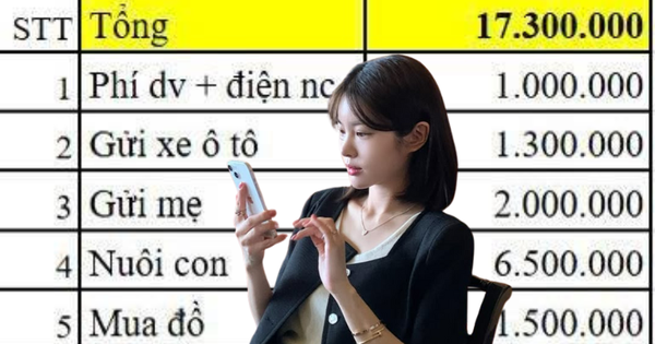 Bảng chi tiêu trị giá 17,3 triệu đồng của cô vợ Hà Nội khiến nhiều người lắc đầu: "Lương 60 triệu cũng chưa dám tiêu cỡ này"