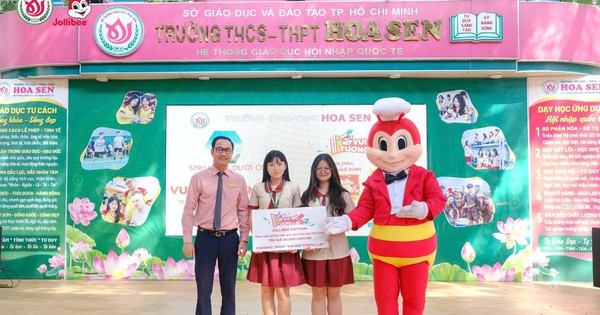 Jollibee trao 150 học bổng đến học sinh qua dự án “Vui Mở Tương Lai”
