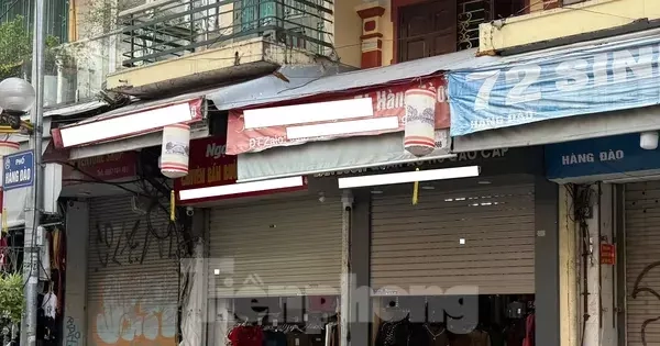'Đột nhập' phố kinh doanh sầm uất bậc nhất Hà Nội đóng cửa bất thường