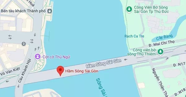 Lộ trình lưu thông khi cấm xe qua đường hầm sông Sài Gòn
