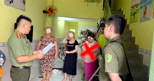 Bắt Lê Hoàng Ngọc Mai khi đang nằm võng "chốt đơn" bán hải sản