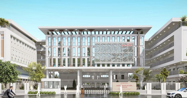 Cận cảnh trường THPT mới cực to đẹp, tuyển sinh TRÀN TUYẾN năm nay tại quận Hoàng Mai: Nhìn cơ sở vật chất mà mê!