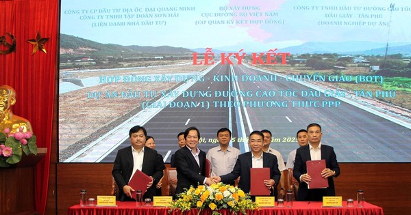 Công ty của ông Trần Bá Dương ký hợp đồng BOT dự án cao tốc Dầu Giây - Tân Phú 8.400 tỷ đồng