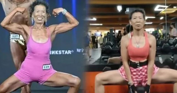 Ngưỡng mộ bà lão 71 tuổi có cơ bụng 6 múi, đoạt giải cao cuộc thi thể hình