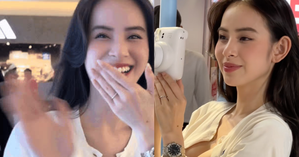 "Tóm dính" Hương Liên ngoài đời sau đám hỏi với chồng gia thế khủng, né gấp khi nhận 1 câu hỏi