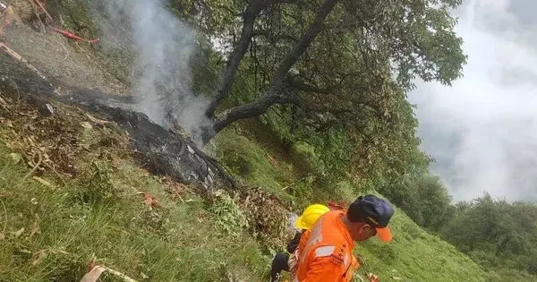 Rơi trực thăng ở Ấn Độ, không ai sống sót