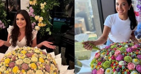 Bà mẹ ba con làm hoa từ bánh cupcake gây sốt khắp thế giới