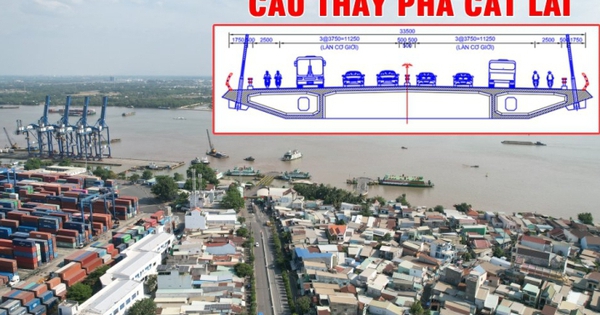 Diễn biến mới nhất về tiến độ xây cầu Cát Lái