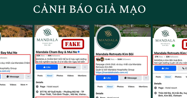 Cảnh báo giả mạo hệ thống Fanpage khách sạn Mandala - Hãy kiểm tra kỹ trước khi thanh toán đặt phòng