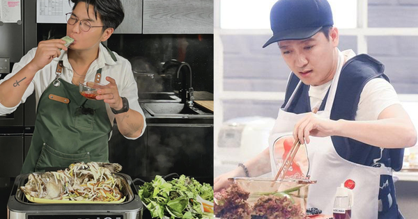 Hai “ông chồng quốc dân” của showbiz Việt: Trường Giang và Huy Trần chăm chỉ vào bếp, chăm cho vợ từng bữa ăn