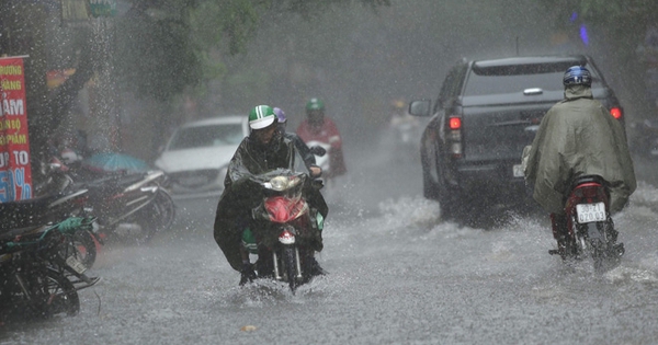 Miền Bắc mưa to, có nơi mưa rất to trong 2 ngày tới