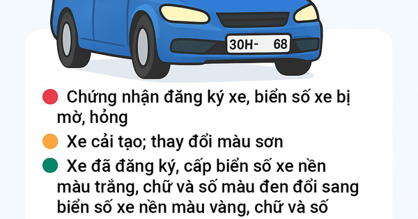 6 trường hợp phải đổi đăng ký xe, biển số xe theo quy định mới nhất năm 2025