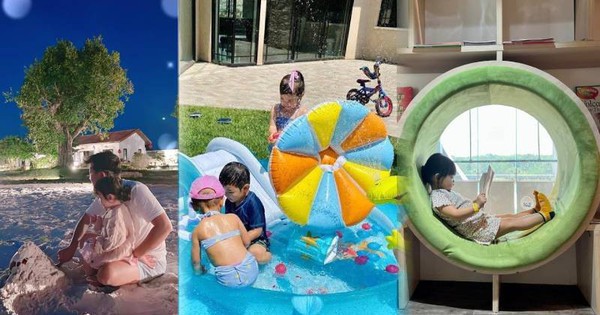 Sao Việt bỏ tiền tỷ đầu tư khu vui chơi tại gia cho con: Từ trung tâm thương mại tới sân chơi rộng lớn ai nhìn cũng mê