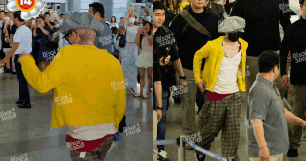 "Anh Long" G-Dragon đội nón lá che kín mặt, lên đường ra sân bay về Hàn Quốc!