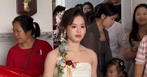 Cô dâu "gây sốt" tại đám cưới quê vì quá xinh đẹp, nhan sắc nổi bật như tiên nữ