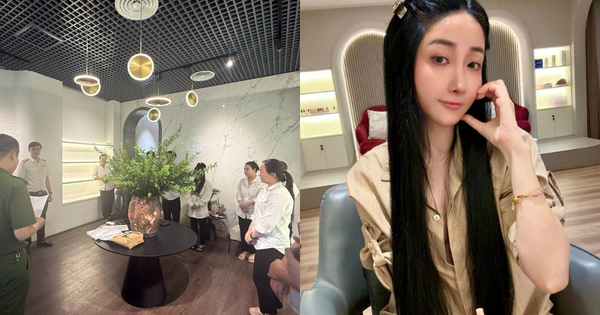 Cận cảnh cửa hàng tại trung tâm Hà Nội của Tiktoker Vũ Hồng Phúc "Cún Bông" vào thời điểm bị khám xét