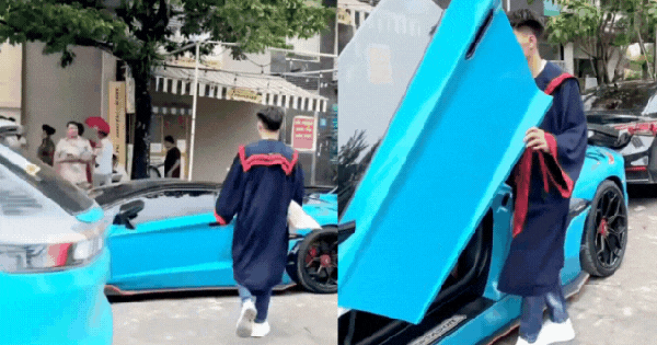 Sự thật chàng trai lái Lamborghini đi tốt nghiệp Đại học ở Hà Nội hút 10 triệu view