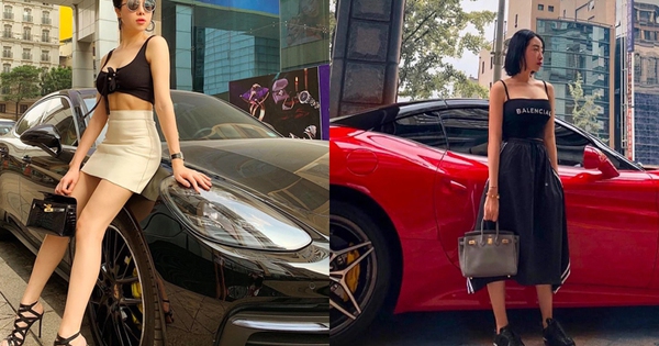 'Hot mom' Cún Bông từng khoe dàn xe đắt tiền trước khi bị bắt: Có cả Ferrari, Porsche, trị giá ước tính hàng chục tỷ đồng