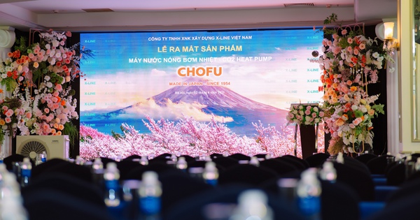 Máy nước nóng bơm nhiệt CHOFU chính thức ra mắt tại Việt Nam