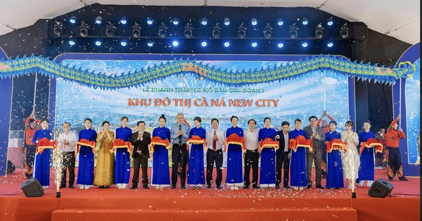 Hàng trăm khách tham dự lễ mở bán và khánh thành giai đoạn 1 dự án - Cà Ná New City
