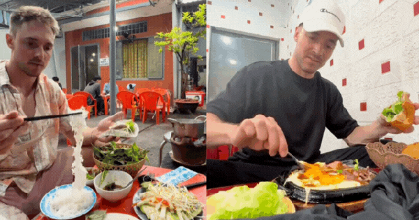 Người Sài Gòn 30 năm phải vào xem anh Tây này đi ăn gì rồi đi theo, list nhạc nền thì "ối dồi ôi"