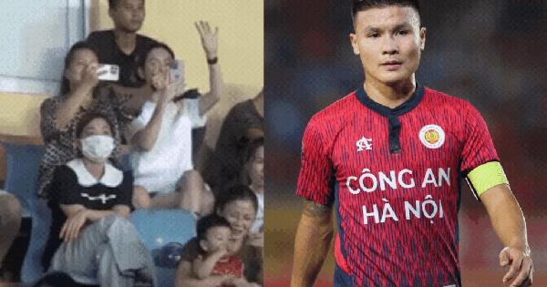 Chu Thanh Huyền hú hét trên sân Hàng Đẫy khẳng định "Quang Hải đẳng cấp", nhan sắc cam thường gây chú ý