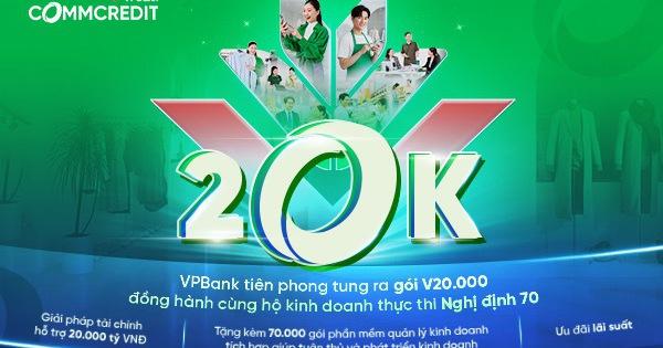 VPBank tung gói giải pháp toàn diện cùng hộ kinh doanh bắt nhịp NĐ 70