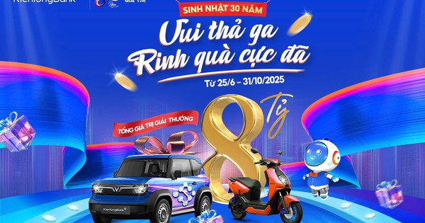 KienlongBank tung “siêu bão” quà tặng 8 tỷ đồng mừng sinh nhật 30 năm
