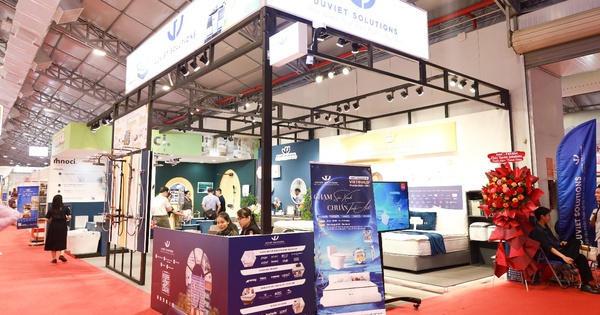 Khám phá gian hàng nệm lò xo túi cao cấp tại Vietbuild 2025