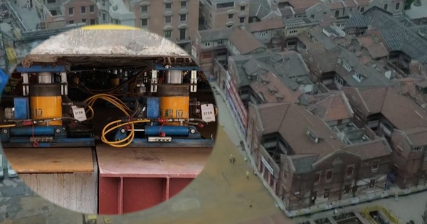 Hơn 400 robot nhấc bổng nhà cổ nặng 7.500 tấn: Điều khó tin đã xảy ra