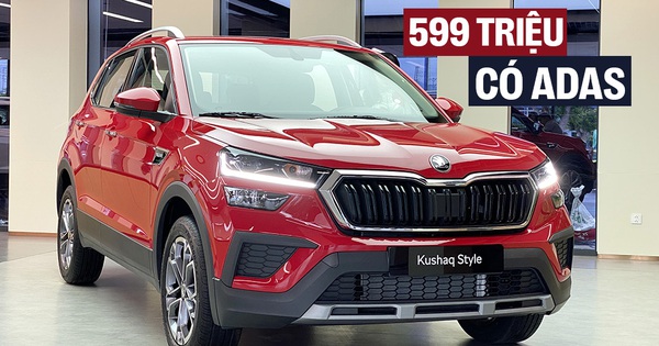 Skoda Kushaq ra mắt Việt Nam: Giá từ 599 triệu đồng, 2 bản, trang bị nội thất xịn, bản 'base' có ADAS cạnh tranh Yaris Cross, Xforce
