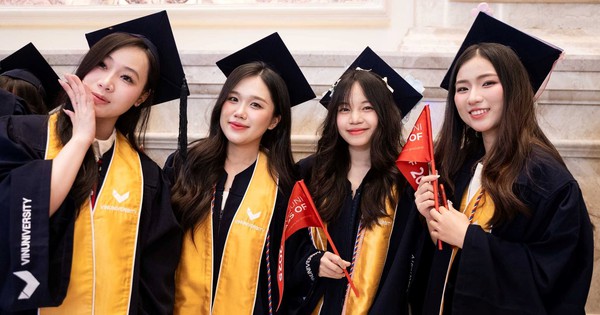 Lễ tốt nghiệp đặc biệt tại ĐH của tỷ phú Phạm Nhật Vượng: 55% sinh viên được Google, Qualcomm… mời về làm, có em nhận đãi ngộ đến 5,2 tỷ đồng/năm