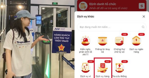 Từ nay, hành khách chỉ cần 10 giây để làm thủ tục tại sân bay nếu biết sử dụng mục này của VNeID