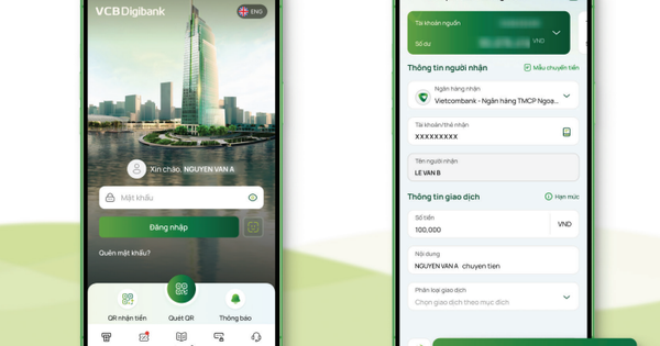 Vietcombank thông báo: Thêm tính năng chuyển tiền mới nhanh, gọn, dễ dàng mà chủ tài khoản nên biết