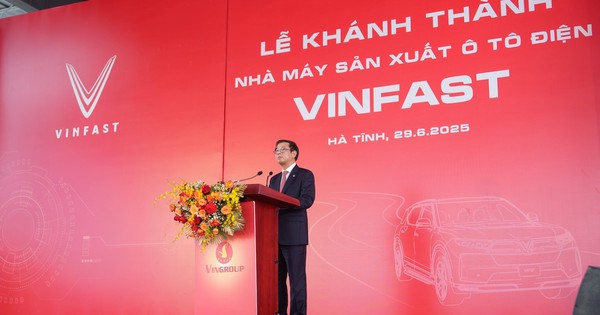 Vinfast khánh thành nhà máy sản xuất ô tô điện tại Hà Tĩnh