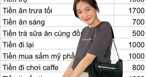 Bảng chi tiêu khó mà chê nổi của cô gái 26 tuổi ở Hà Nội