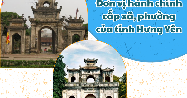 Chi tiết đơn vị hành chính cấp xã của tỉnh Hưng Yên mới