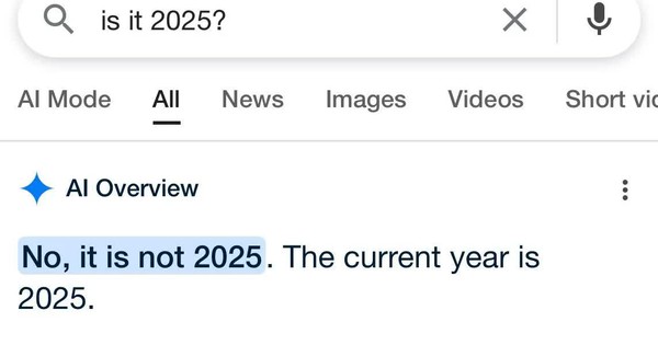 AI của Google gặp lỗi kỳ quặc: Vẫn nghĩ năm nay là... 2024