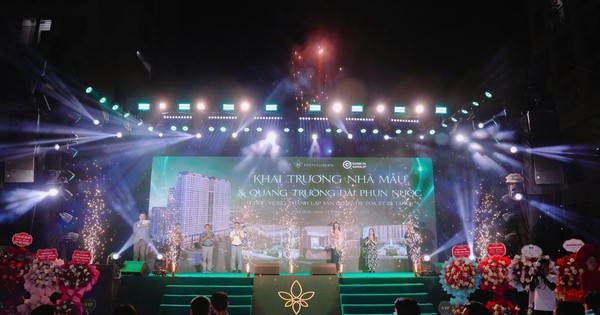 Eden Garden Thái Bình khai trương căn hộ mẫu và quảng trường đài phun nước