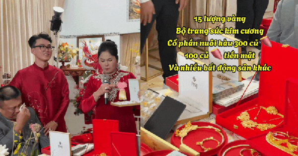 Độc lạ đám cưới miền Tây: Cô dâu được trao của hồi môn 100 con chồn hương, cổ phần nuôi hàu..., cảm xúc của bố vợ gây chú ý