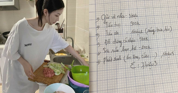 Bảng chi tiêu vỏn vẹn 6 dòng của cô vợ ở Hà Nội khiến tất cả thở dài: Lương thế này nuôi 2 con thì sao sống nổi, thà đi làm giúp việc cho rồi!