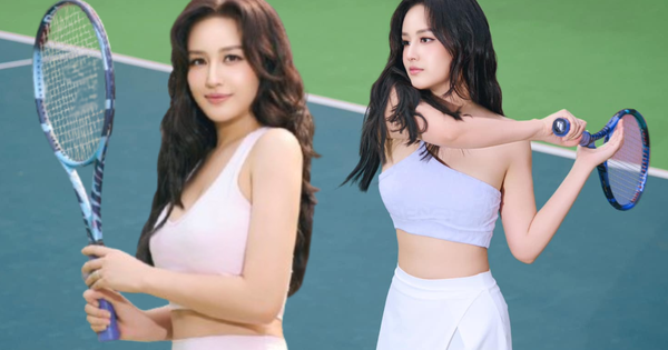 Ngỡ ngàng trước nhan sắc U40 của Mai Phương Thuý trên sân tennis, visual nét căng, trình đập bóng cũng không vừa
