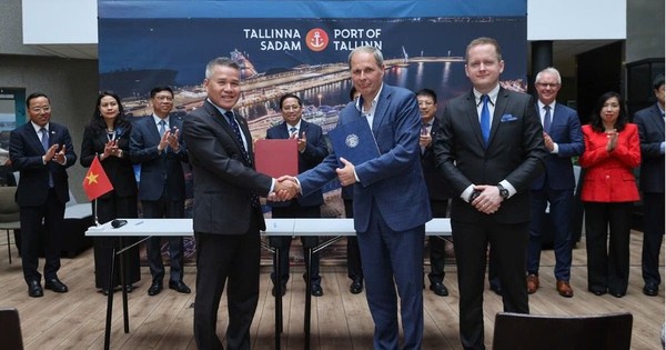 "Gã khổng lồ" ngành hàng hải Việt Nam "bắt tay" cảng biển lớn nhất Estonia