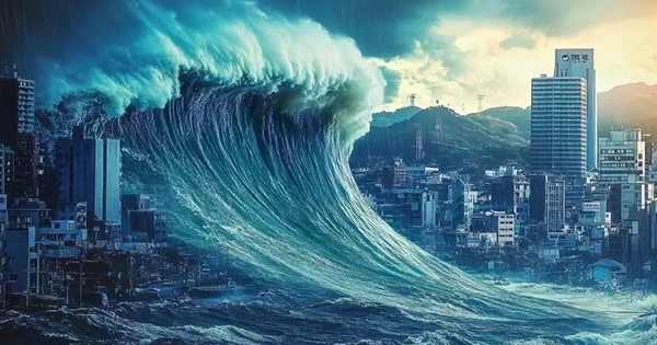 Thảm họa Hollywood ngoài đời thực: Mỹ đối mặt siêu sóng thần lịch sử cao 300m