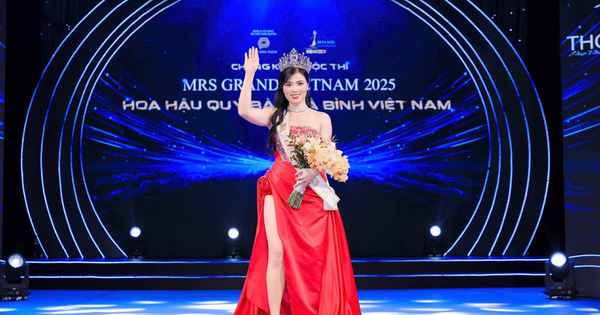 Hoa hậu Mrs Grand Vietnam 2025 vừa đăng quang là Thạc sĩ Đại học Quốc Gia, có chồng là Giáo sư trẻ nhất Việt Nam năm 2022