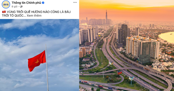 Fanpage Thông tin Chính Phủ đăng 1 thông điệp giữa đêm: “Vùng trời quê hương nào cũng là bầu trời Tổ quốc”