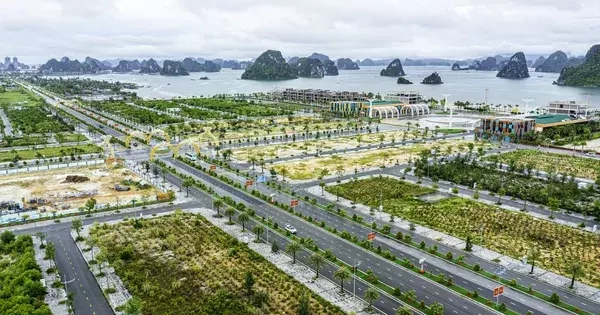 Đặc khu Vân Đồn nhìn từ trên cao